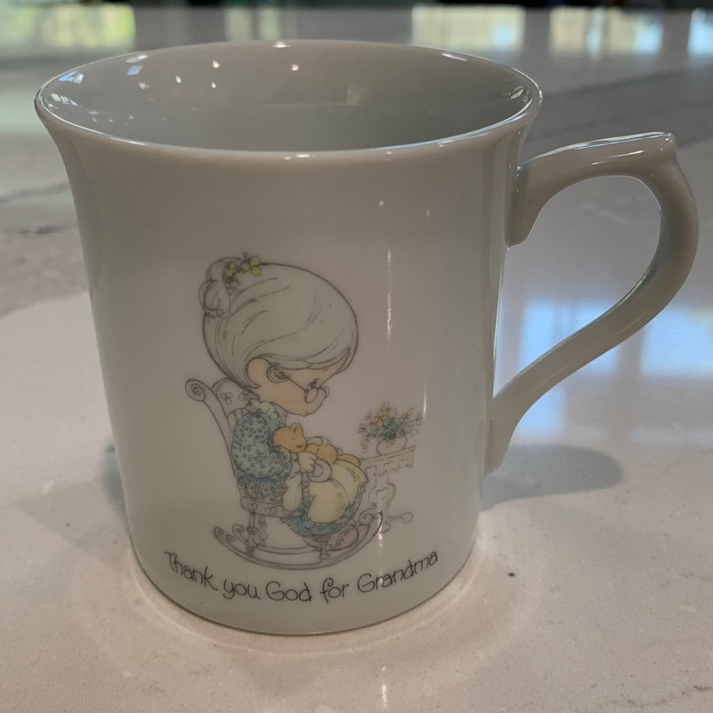 Precious Moments Thank you God for Grandma coffee mug